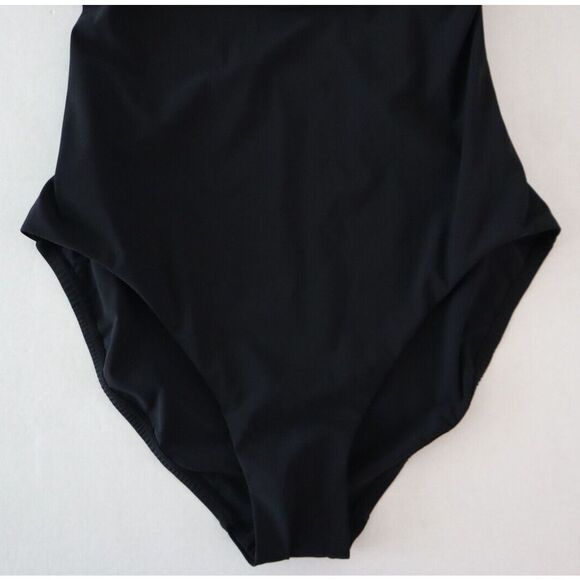 Amoressa x Miraclesuit 6522456 Sz 12 Black Bianca Solid One-Piece Swimsuit - Picture 8 of 12